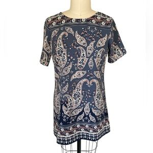 Abercrombie & Fitch Paisley Shift Dress, Sz SP